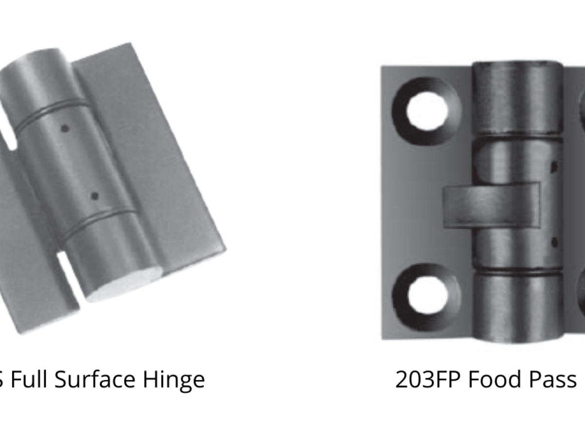 Full Surface Hinge and Food Pass Hinge - Southern Steel - SWS Detention Group