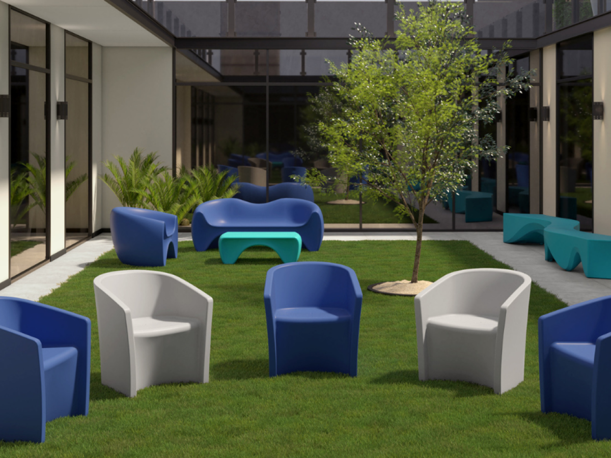 Outdoor Lounge Chair for Corrections - SWS Group